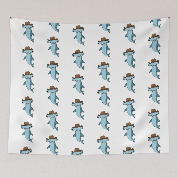 Item preview, Cowboy Hammerhead Shark designed and sold by Hungry Hungry  Buffalo.