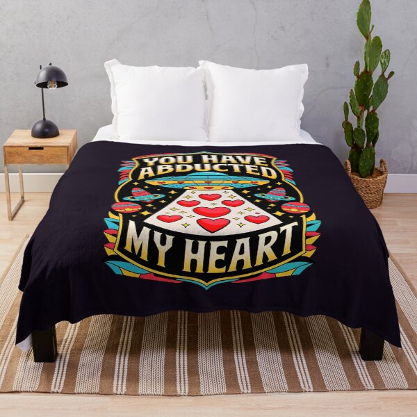 Item preview, You Have Abducted My Heart UFO Love Quote designed and sold by TheArtOfPat.