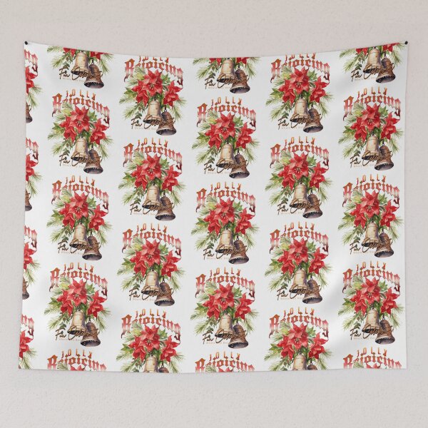 Item preview, Jolly Rejoicing Christmas Bells & Poinsettia designed and sold by Taans-Creation.