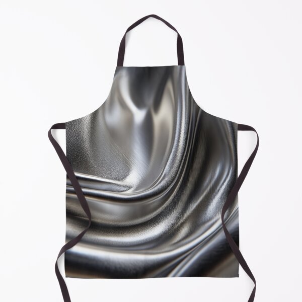 Item preview, Abstract silver black metallic fabric texture designed and sold by lematworks.