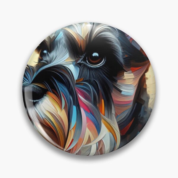 Item preview, Abstract Schnauzer designed and sold by Wags & Tails.