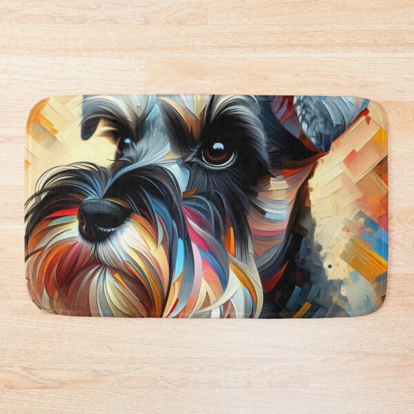 Item preview, Abstract Schnauzer designed and sold by Wags & Tails.