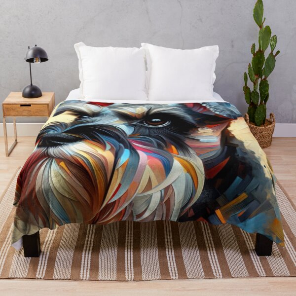 Item preview, Abstract Schnauzer designed and sold by Wags & Tails.