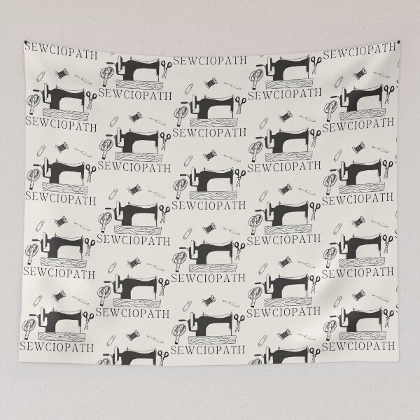 Item preview, Sewciopath - Vintage Sewing Machine - Funny Sewing Lover Gift Idea designed and sold by Wiss2Arts.