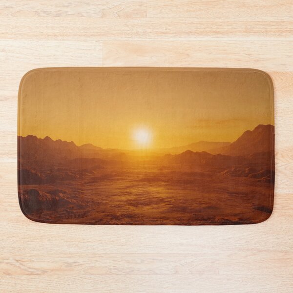 Item preview, Golden sunset over a vast desert landscape designed and sold by lematworks.