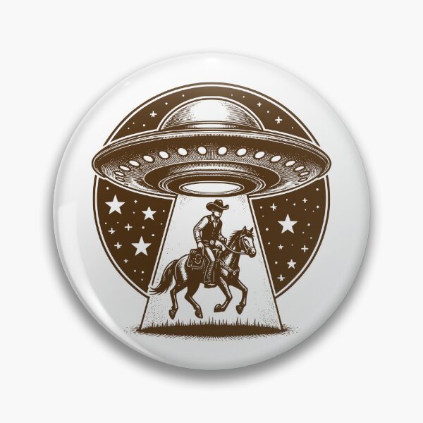 Item preview, UFO Western Cowboy designed and sold by roswellboutique.