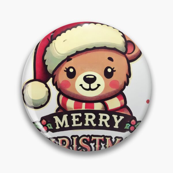 Item preview, Cute Christmas Bear in Santa Hat with Lights designed and sold by lubushop1.