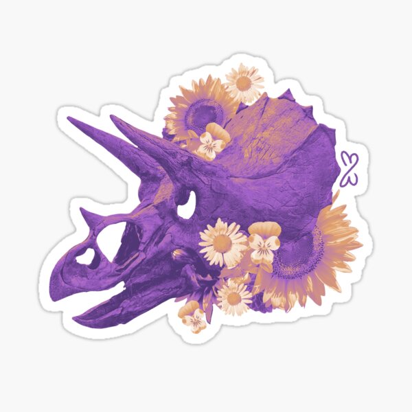 Item preview, Tricératops floral designed and sold by mackomix.