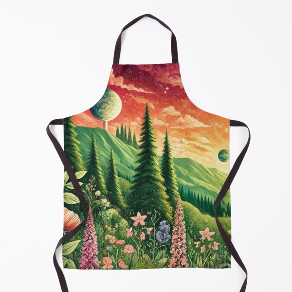 Item preview, Vintage Evening Sunset Mural Painting designed and sold by Dream Bloom Gallery.