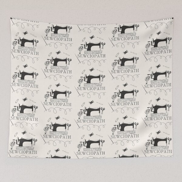 Item preview, Sewciopath - Vintage Sewing Machine - Funny Sewing Lover Gift Idea designed and sold by Wiss2Arts.