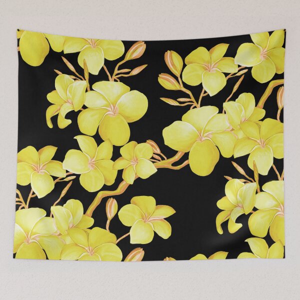 Item preview, Waikiki Memories of Yellow Plumeria designed and sold by Linda Maliuana.