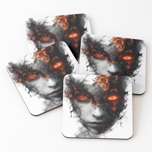 Item preview, Fiery Face designed and sold by Natthiya Minimal.