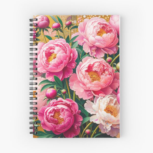 Item preview, Gustav Klimt Pink Peonies designed and sold by maniacfitness.