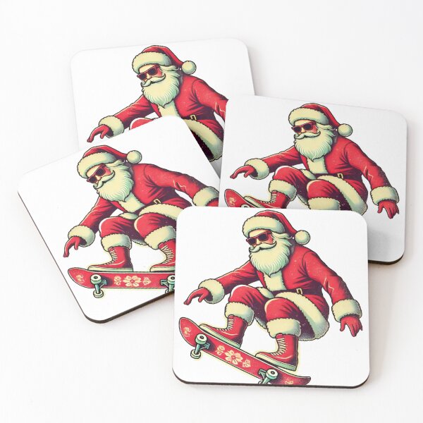 Item preview, Cool Santa Skateboarding Holiday Fun designed and sold by lubushop1.