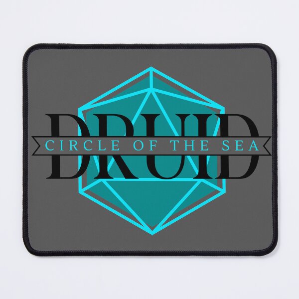 Item preview, Light Blue Circle of the Sea Druid designed and sold by Marissa Brown.