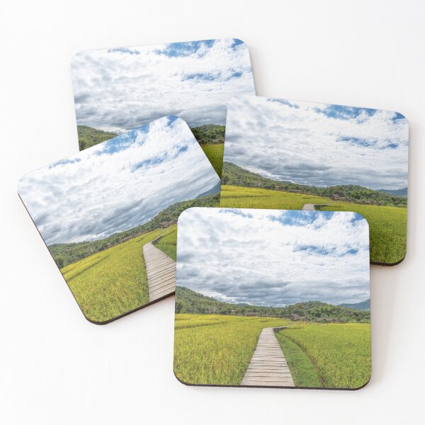 Item preview, Rice Farm View in Luang Prabang designed and sold by aaronchoi.