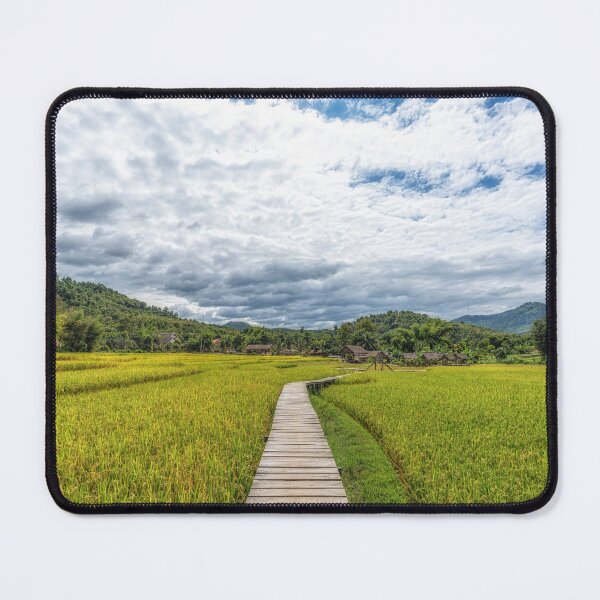 Item preview, Rice Farm View in Luang Prabang designed and sold by aaronchoi.
