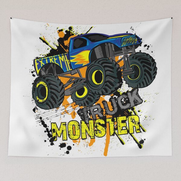 Item preview, illustration monster truck car extreme designed and sold by TYTOS-SHOP.
