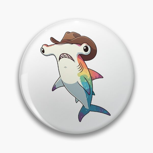 Item preview, Hammerhead Shark Cowboy designed and sold by Hungry Hungry  Buffalo.
