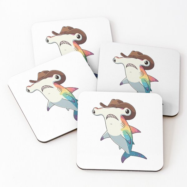 Item preview, Hammerhead Shark Cowboy designed and sold by Hungry Hungry  Buffalo.