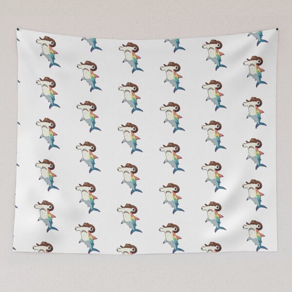 Item preview, Hammerhead Shark Cowboy designed and sold by Hungry Hungry  Buffalo.