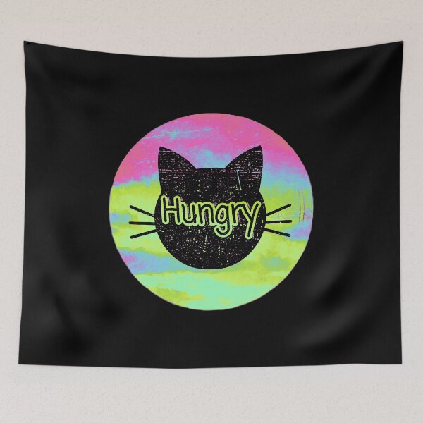 Item preview, Colorful Hungry Cat 1 designed and sold by AzamiThai.