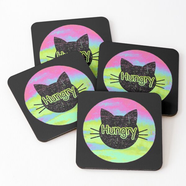 Item preview, Colorful Hungry Cat 1 designed and sold by AzamiThai.