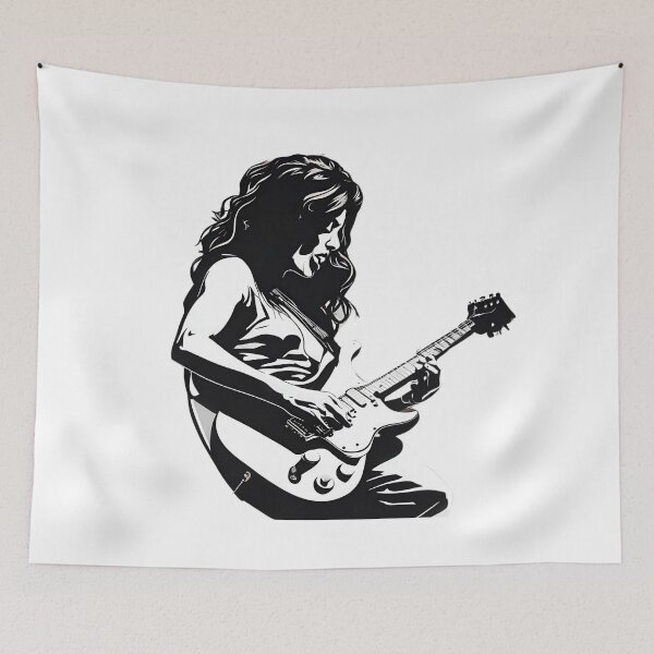 Item preview, Guitarist Playing 90s Retro Music designed and sold by Jasava Shop.