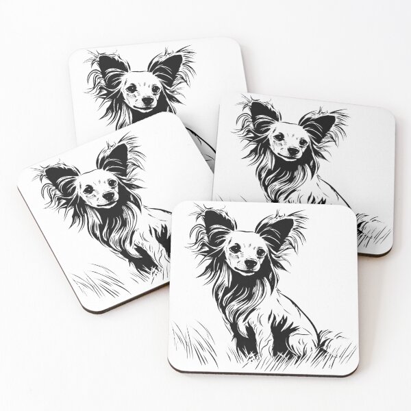 Item preview, Chinese Crested Dog Hairless Pup Breed Powderpuff designed and sold by inkoutninja.