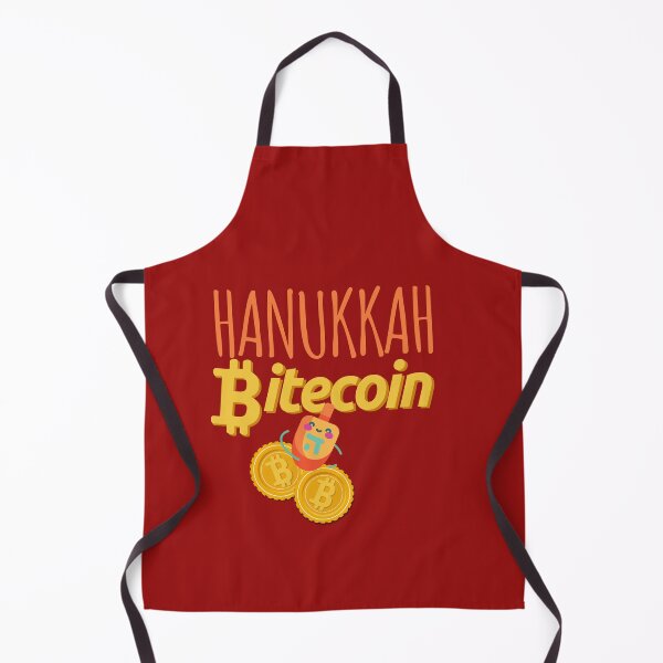 Item preview, Hanukkah Bitecoin / Bitcoin - Happy Hannukah! - dreidel & hannukah gelt designed and sold by We-thePixels.