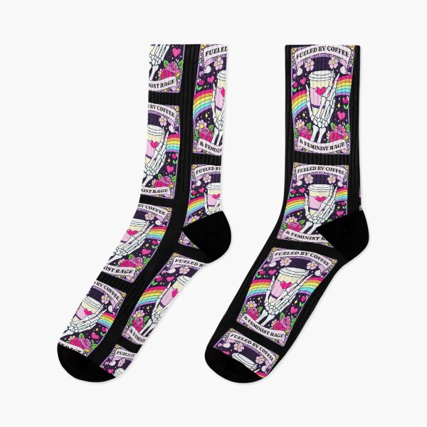 Item preview, Fueled By Coffee & Feminist Rage Floral designed and sold by JemmyTT.