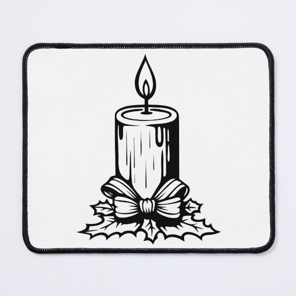 Artikelvorschau, Kerzen Weihnachtszeit Winter Weihnachtsdekor Ornament entworfen und verkauft von inkoutninja.