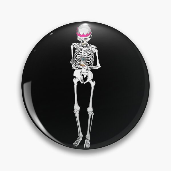 Item preview, Skeleton with birthday cupcake & hat designed and sold by m-yoga-store.