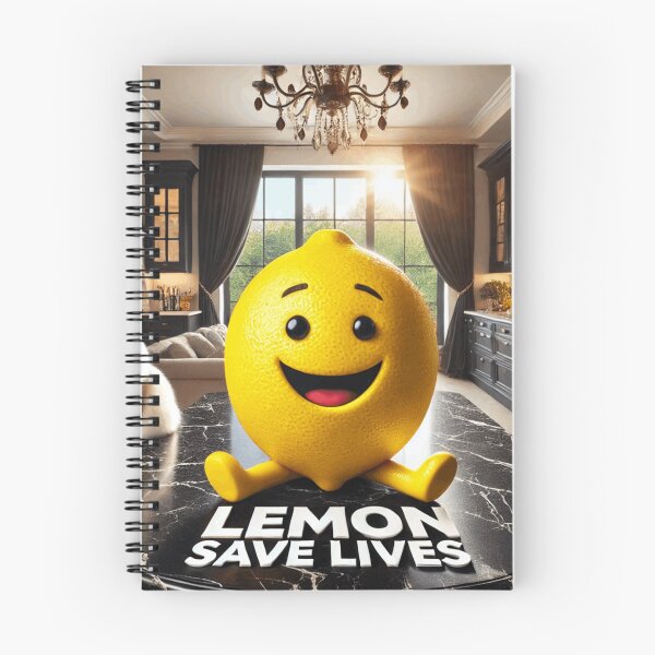 Item preview, The smiling lemon in the luxurious kitchen setting with the cat designed and sold by DreamAura.