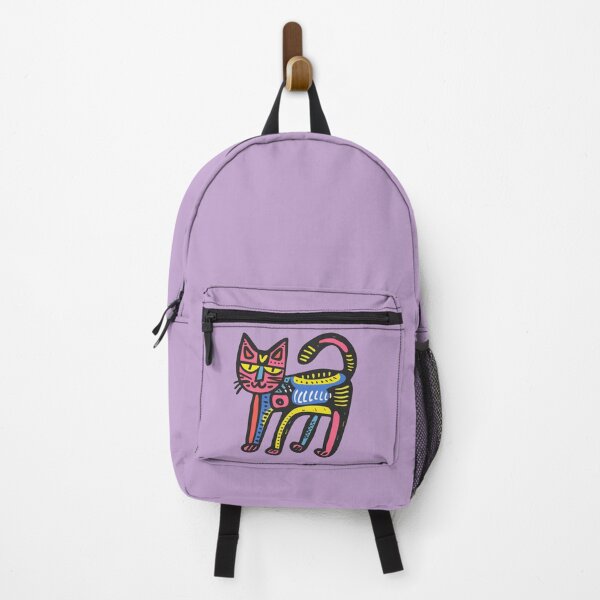 Item preview, Playful Whimsical Black Cat Colorful 80s Pop Art designed and sold by Sturdust.