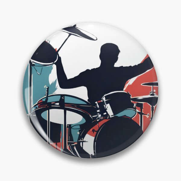 Item preview, Drummer Playing Retro 90s Music designed and sold by Jasava Shop.