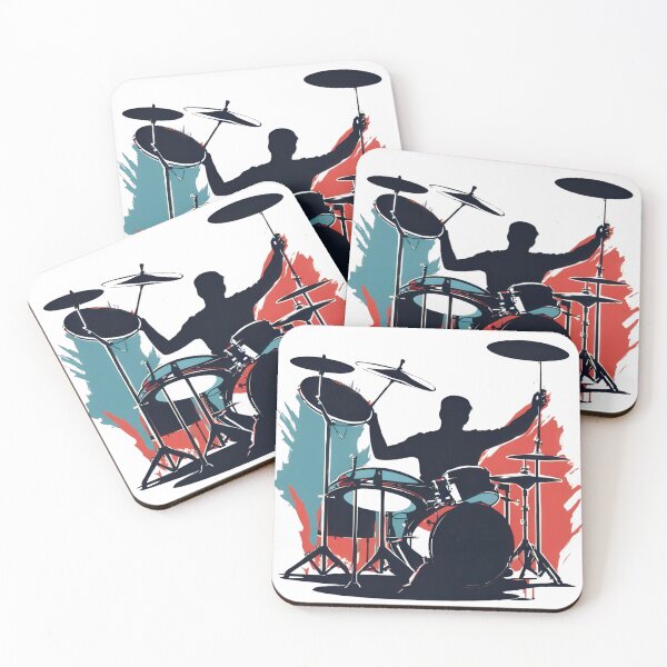 Item preview, Drummer Playing Retro 90s Music designed and sold by Jasava Shop.