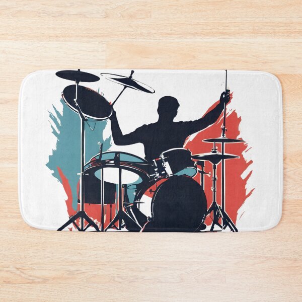 Item preview, Drummer Playing Retro 90s Music designed and sold by Jasava Shop.