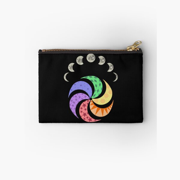 Item preview, Rainbow Pinwheel with Moon Cycle designed and sold by HandmadeHarmony.