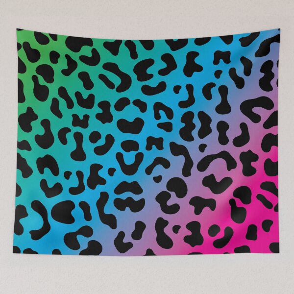 Item preview, Nostalgic Neon Leopard Print designed and sold by ColorZoo.