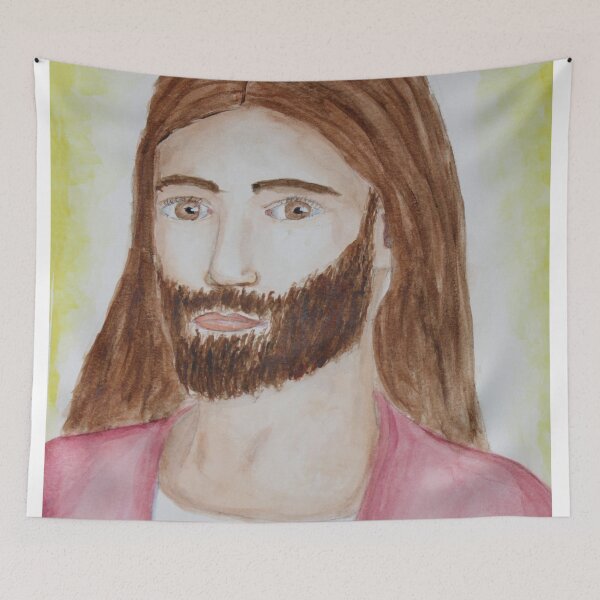 Item preview, Savior in Watercolor designed and sold by CreativeMatthew.