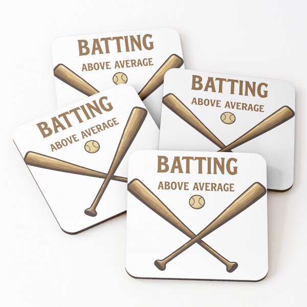 Item preview, Batting Above Average - Funny Baseball Design designed and sold by SewRed.