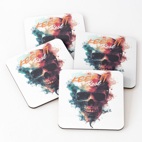 Item preview, A Skull in a Colorful Cloud designed and sold by Natthiya Minimal.
