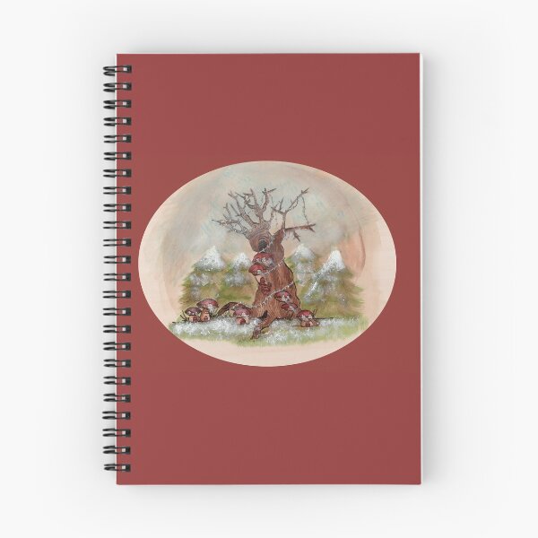 Item preview, Christmas in Mushroom Wood designed and sold by EmilyJaneArt.