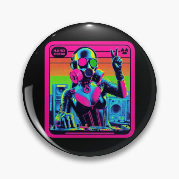 Item preview, Hard Techno - Underground Rave DJ designed and sold by Urban-Alien.
