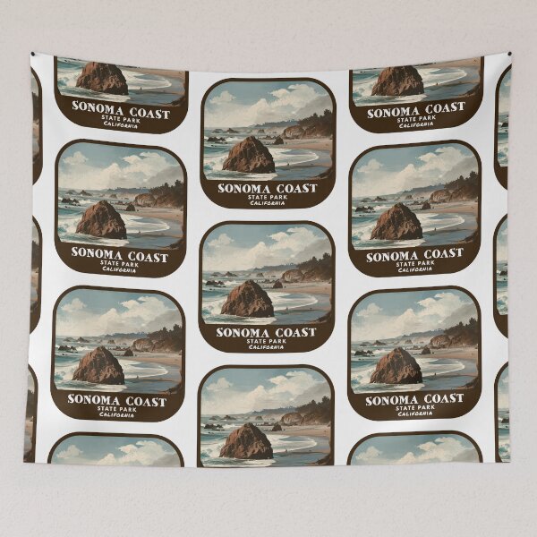 Item preview, Vintage Sonoma Coast State Park (California State Park) designed and sold by RabbitK.