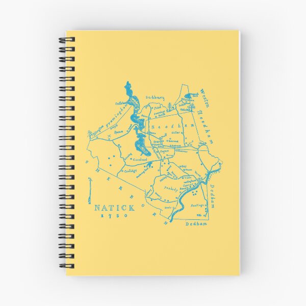 Item preview, Vintage Natick Map designed and sold by Cuttintees.