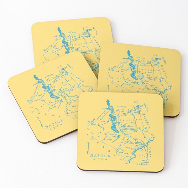 Item preview, Vintage Natick Map designed and sold by Cuttintees.