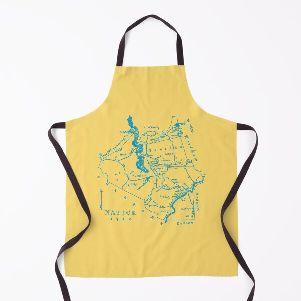 Item preview, Vintage Natick Map designed and sold by Cuttintees.