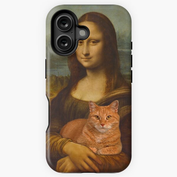 Item preview, Mona Lisa with her Cat designed and sold by nuila.
